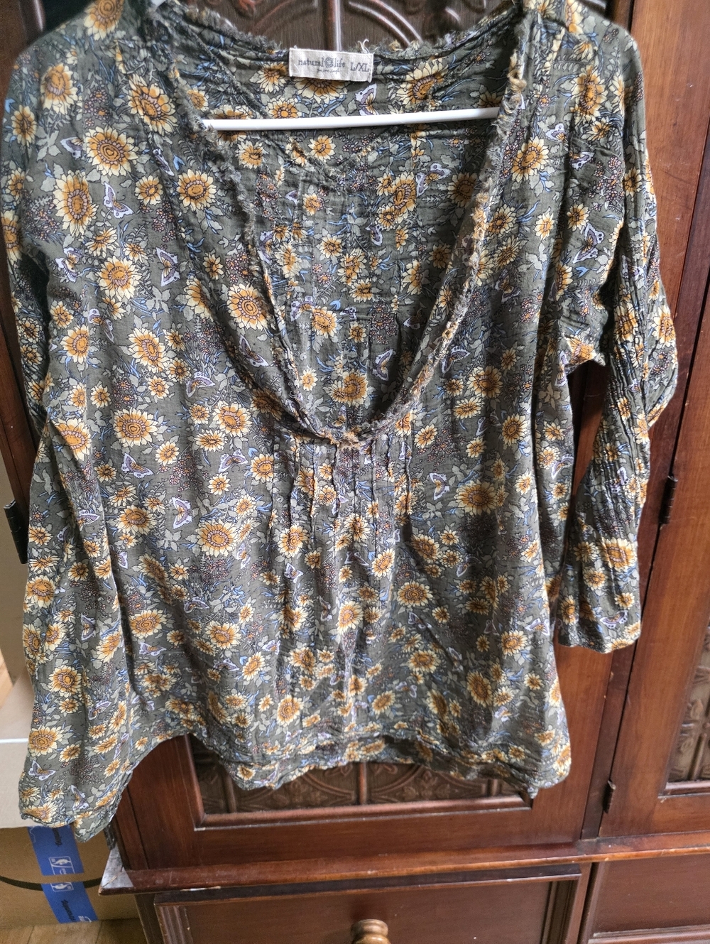 Natural Life Gauzey Top